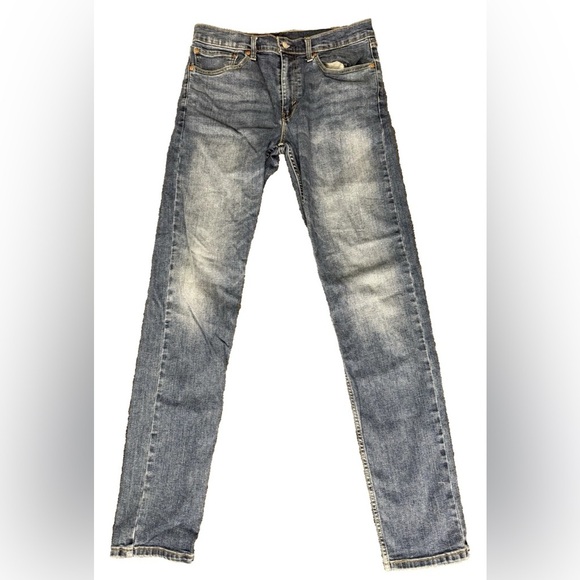 Levi's Other - Levis 502 Jeans Mens 34x38 Blue Denim Regular Straight Stretch Jeans